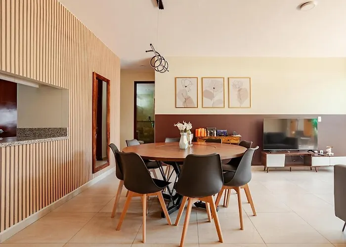 Escapate A Un Duplex Exclusivo Con Vino Y Terraza 墨西哥城