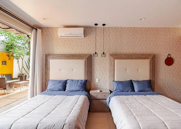 Escapate A Un Duplex Exclusivo Con Vino Y Terraza Mexico City